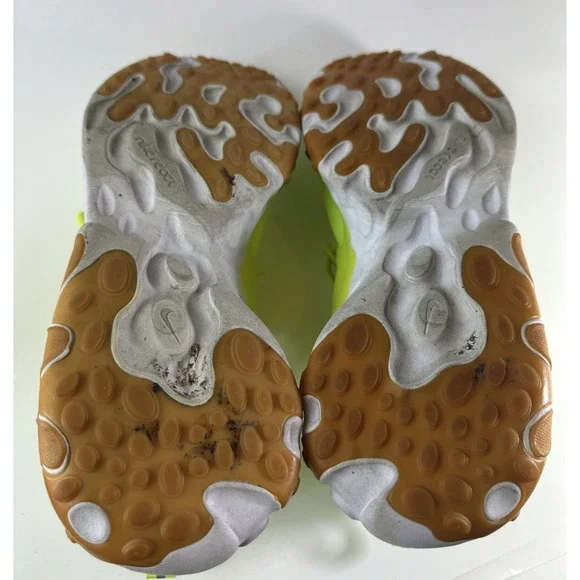 Nike Running Shoes Men's Size 11 React Presto AV2605-702 Neon Yellow Volt White - Picture 12 of 16